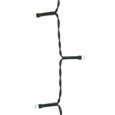 2x kerstboom verlichting op batterij warm wit buiten 100 lampjes