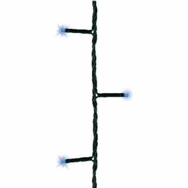Budget kerstboom verlichting twinkle blauw buiten 400 lampjes