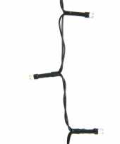 3x kerstboom verlichting op batterij warm wit buiten 50 lampjes