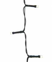 6x kerstboom verlichting op batterij warm wit buiten 50 lampjes