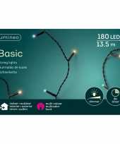 Kerstboom verlichting gekleurd buiten lichtsnoeren 180 lampjes