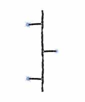 Kerstboom verlichting twinkle met timer blauw buiten 80 lampjes