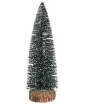 Mini kunst kerstboom met lampjes 38 cm